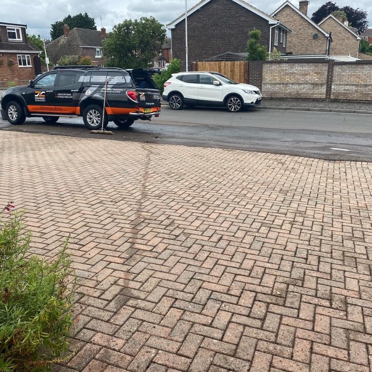 driveway block paving cleaning in kent